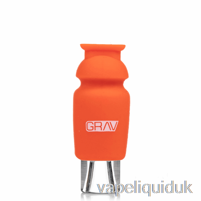 GRAV Silicone-Capped Glass Crutch Scarlet Orange Vape Juice